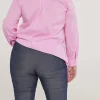 Τζιν γυναικείο μεγάλα μεγέθη ίσιο με τσέπη